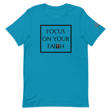 Load image into Gallery viewer, FOCUS ON YOUR FAITH Unisex Graphic T-Shirt