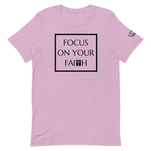 Load image into Gallery viewer, FOCUS ON YOUR FAITH Unisex Graphic T-Shirt