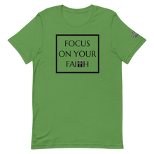 Load image into Gallery viewer, FOCUS ON YOUR FAITH Unisex Graphic T-Shirt