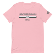 Load image into Gallery viewer, UNBOTHERED FAITH OVER FEAR Unisex Graphic T-Shirt