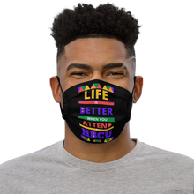 Load image into Gallery viewer, LIFE IS BETTER WHEN YOU ATTEND A HBCU Premium Face Mask

