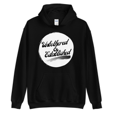 Load image into Gallery viewer, UNBOTHERED &amp; ESTABLISHED Unisex Graphic Hoodie
