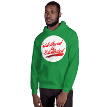 Load image into Gallery viewer, UNBOTHERED &amp; ESTABLISHED Unisex Graphic Hoodie
