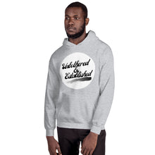 Load image into Gallery viewer, UNBOTHERED &amp; ESTABLISHED Unisex Graphic Hoodie
