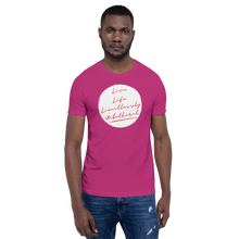 Load image into Gallery viewer, LIVE LIFE LIMITLESSLY UNBOTHERED Unisex Graphic T-Shirt
