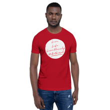 Load image into Gallery viewer, LIVE LIFE LIMITLESSLY UNBOTHERED Unisex Graphic T-Shirt
