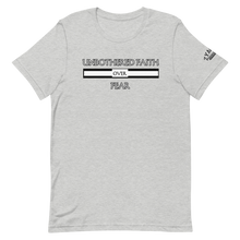 Load image into Gallery viewer, UNBOTHERED FAITH OVER FEAR Unisex Graphic T-Shirt
