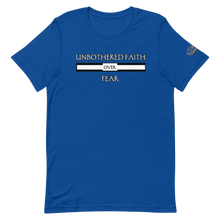 Load image into Gallery viewer, UNBOTHERED FAITH OVER FEAR Unisex Graphic T-Shirt
